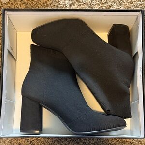 MIA Black Heeled Boots for Women